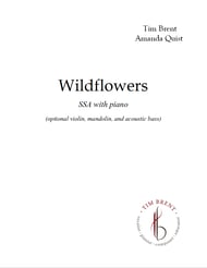 Wildflowers SSA choral sheet music cover Thumbnail